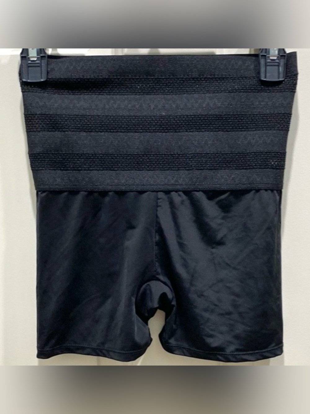 Prima Valentina Black SZ M High-Waisted Tummy Control Shaping Shapewear Shorts